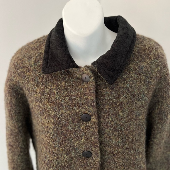 Weave of the Irish Handcrafted in Ireland Wool Buttondown Jacket - Picture 2 of 9